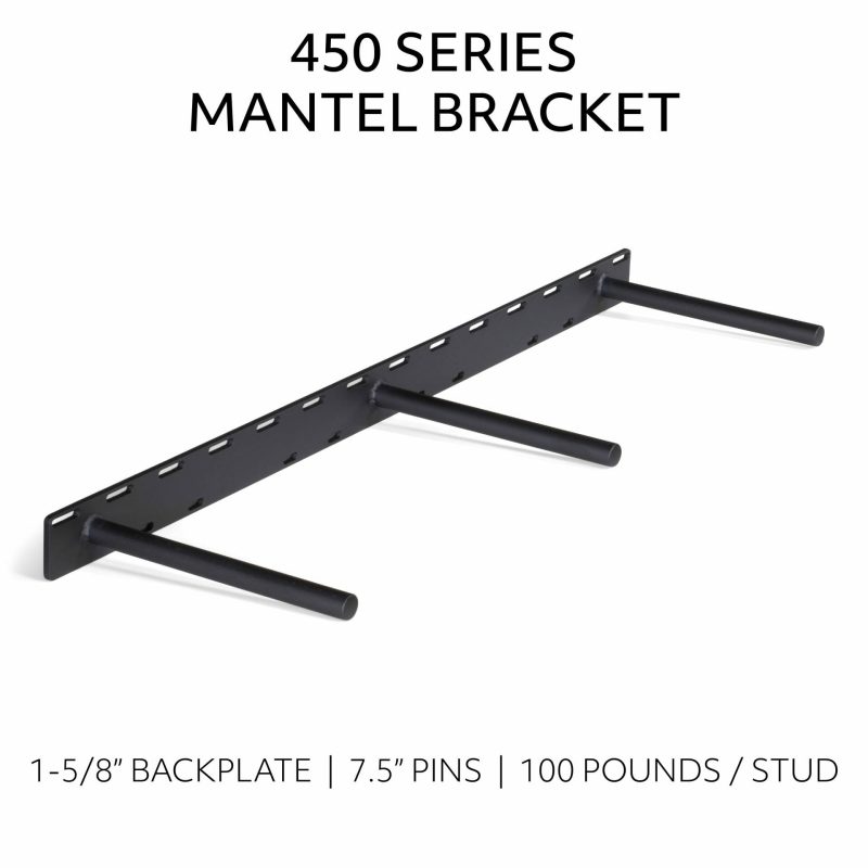 heavy duty mantel bracket hidden floating shelf long